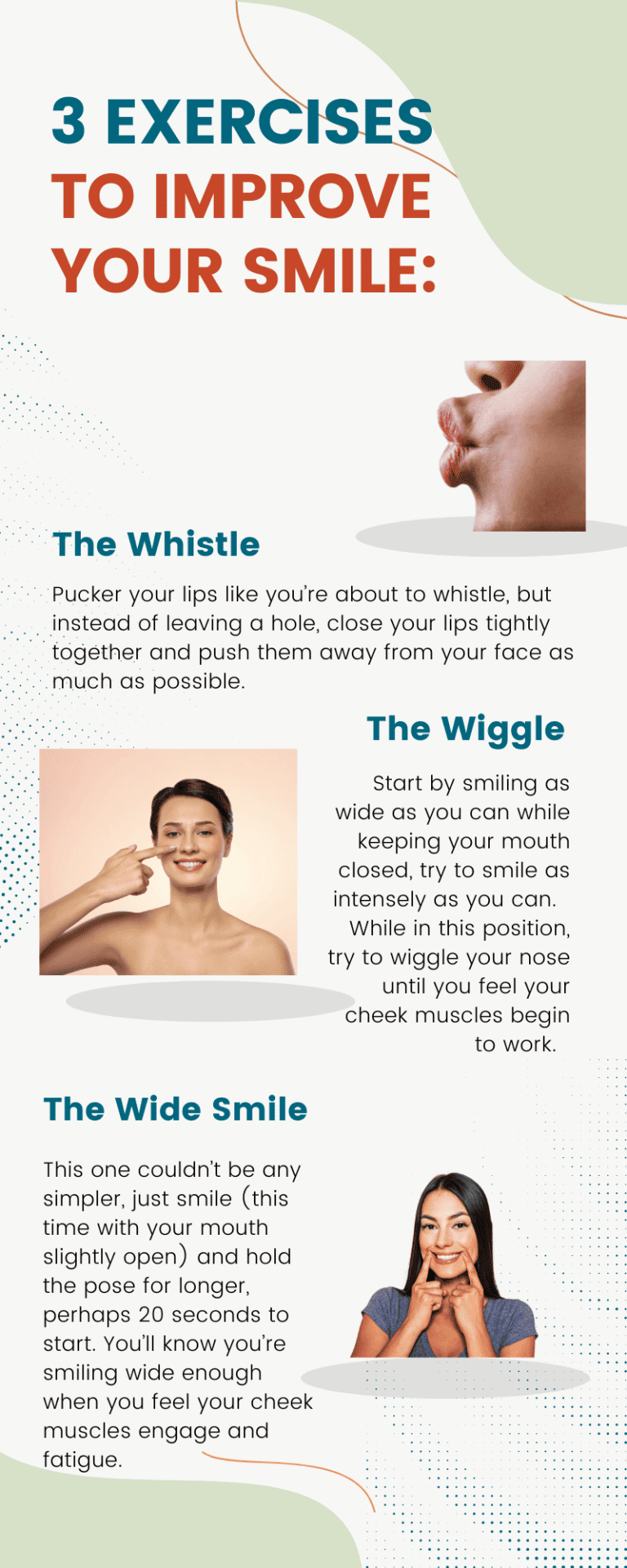 3 exercises to improve your smile.