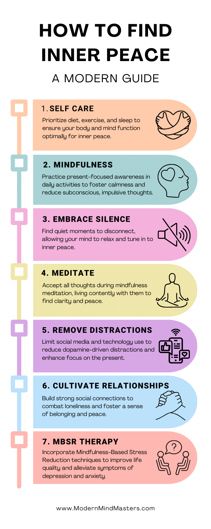 How to find inner peace - a 7 step guide